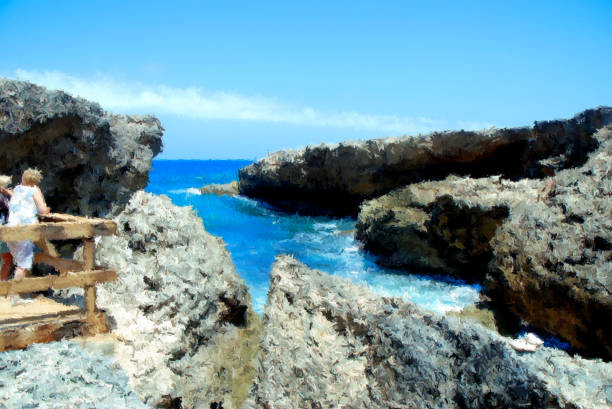 Labadera beach on Curacao.