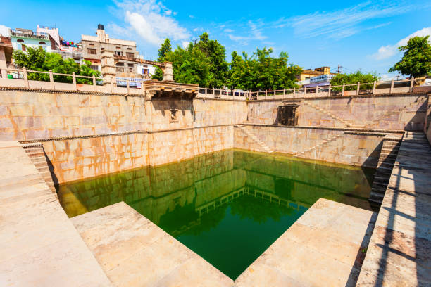 istock Ancient stepwell in Bundi, India 1322198104