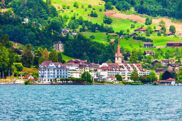 istock Weggis town on Lake Lucerne 1322199295