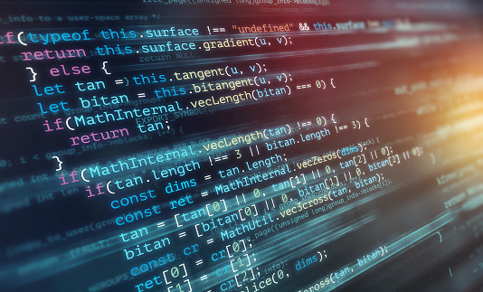 Computer Algorithm Lines Code Digitally Enhanced Shot Of Multiple Lines Of Computer Code Stock Photo ...