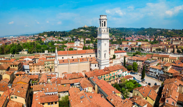 istock Verona Cathedral aerial panoramic view 1322202579