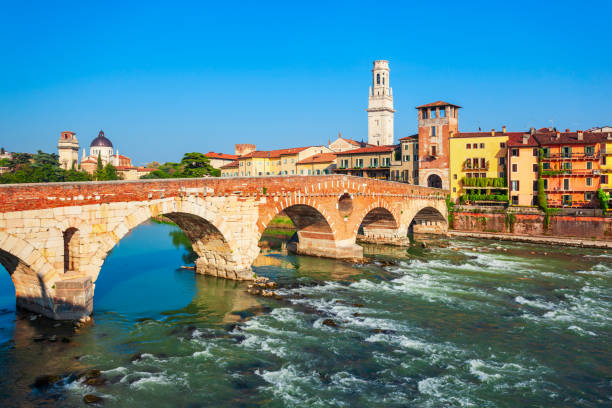 istock Ponte Pietra bridge in Verona 1322203469