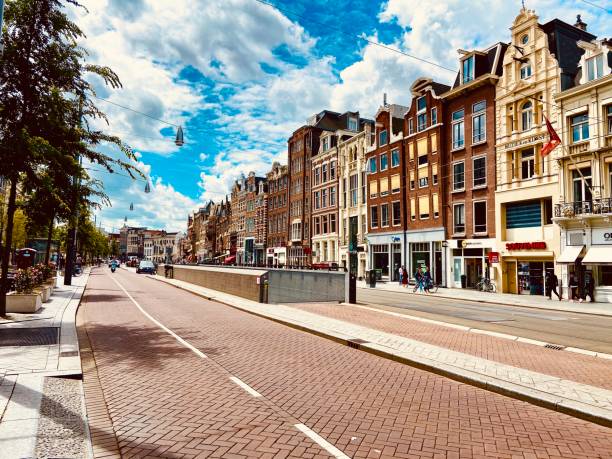 istock Beautiful buildings in Amsterdam 1322209475