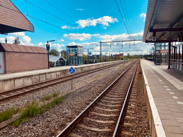 istock Railway north of Netherlands 1322211471