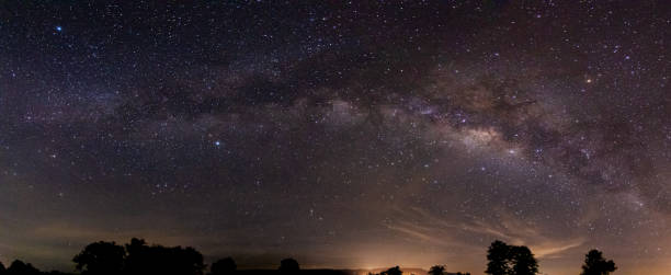 istock beautiful milky way in Thailand 1322211787