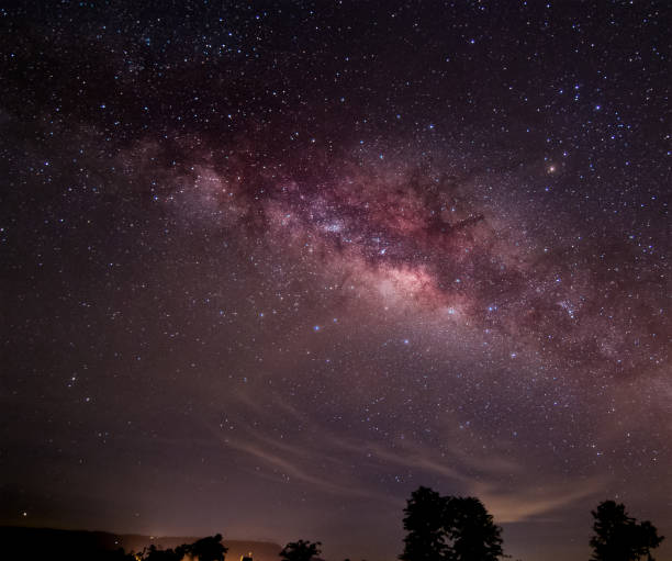 istock beautiful milky way in Thailand 1322211793