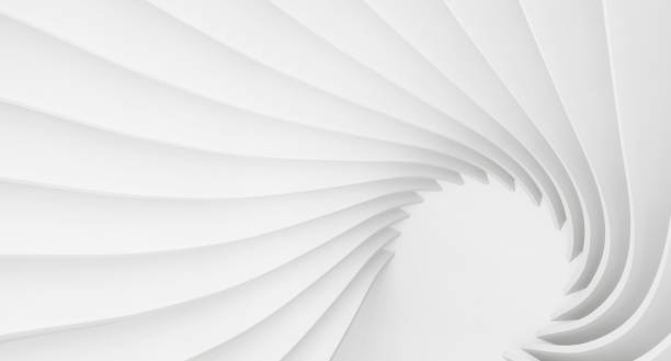 istock Abstract white Architecture Background.  3d render. Modern Geometric Wallpaper. Futuristic Technology Design 1322218841