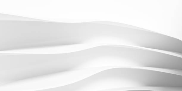 istock Abstract white Architecture Background.  3d render. Modern Geometric Wallpaper. Futuristic Technology Design 1322218946