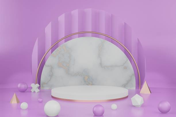 istock Premium minimal podium studio background for product display. Abstract Background Scene 3d Render for product advertise. 1322220345