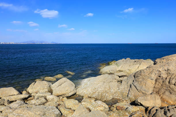istock Seaside scenery, the sea under the blue sky 1322227284