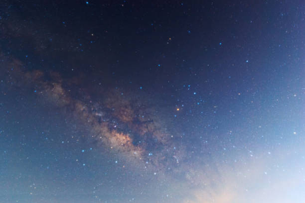 istock Milky way galaxy night sky background, Thailand 1322232444