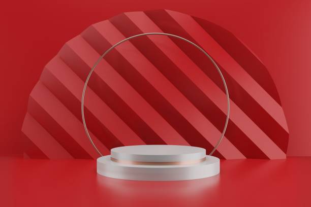 istock Premium minimal podium studio background for product display. Abstract Background Scene 3d Render for product advertise. 1322234728