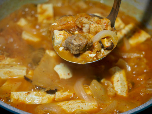istock Korean traditional food kimchi stew 1322238970