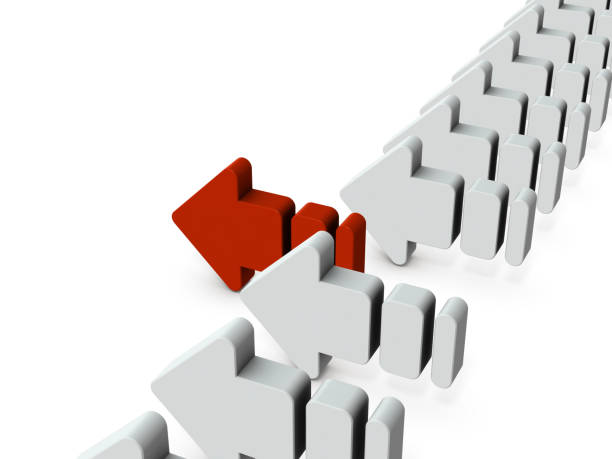 istock A pioneer ahead of rivals. Concept image. 3D rendering. 1322239186