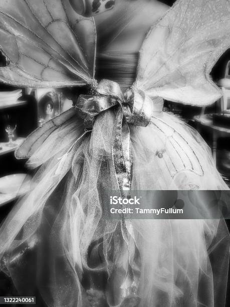 Fairy Godmother Stock Photo - Download Image Now - Abstract, Angel, Black And White