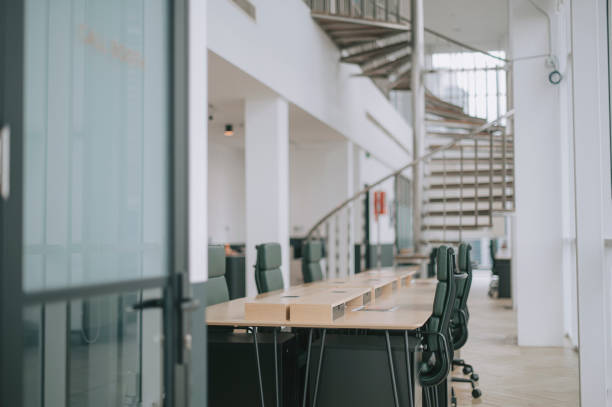 istock Interior of co sharing office lot in day time 1322243744