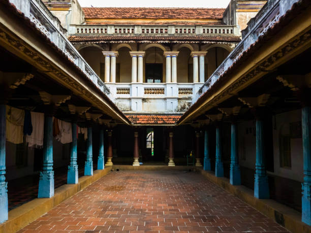 Kochi Fort, Kerala,Cochin, India 2 August 2023  Built around 1555, the Mattancherry Palace, popularly known as the Dutch Palace was originally built by the Portuguese.