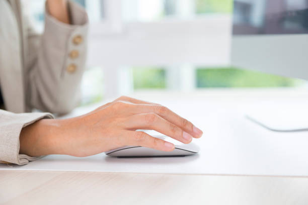 istock Close up woman hands on keyboard. 1322249981