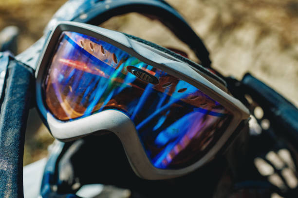 istock Protective glasses for motor sport close up 1322258302