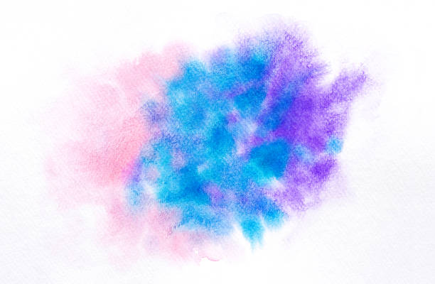 istock Colorful watercolor brush background. 1322261993
