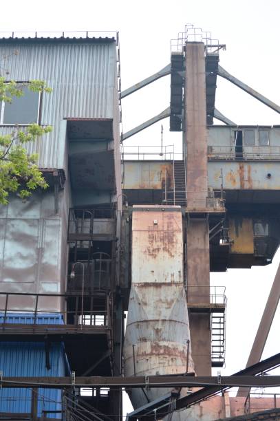 istock Metallurgical plant 1322262218