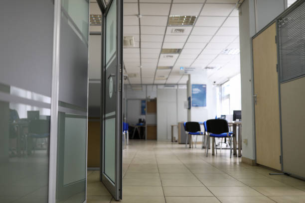 istock Empty company office in time of coronavirus quarantine 1322262228