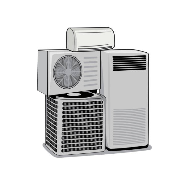 illustrations, cliparts, dessins animés et icônes de illustration de la conception des dispositifs de climatisation - water cooler illustrations