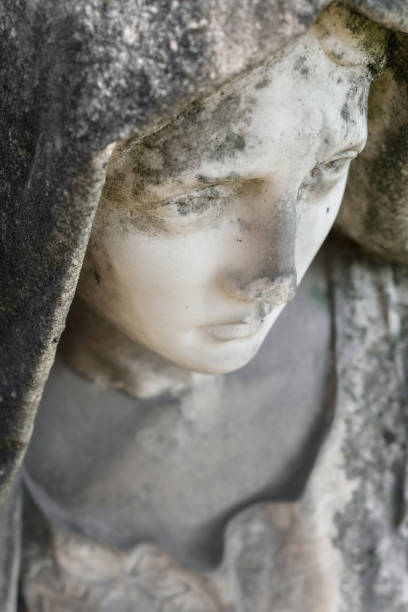 istock Ruined statue of our lady 1322263939