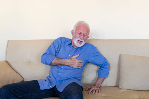 istock A Senior Man with Cardiac Problems is Feeling an Unbearable Pain in the Chest. 1322270401