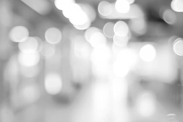 istock Blur abstract  black and white bokeh light background, vintage tone 1322273140
