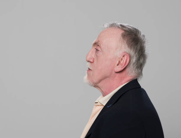 istock Side view of senior businessman 1322274394