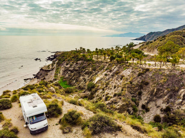 istock Camper car on coast, Almeria Spain 1322276991