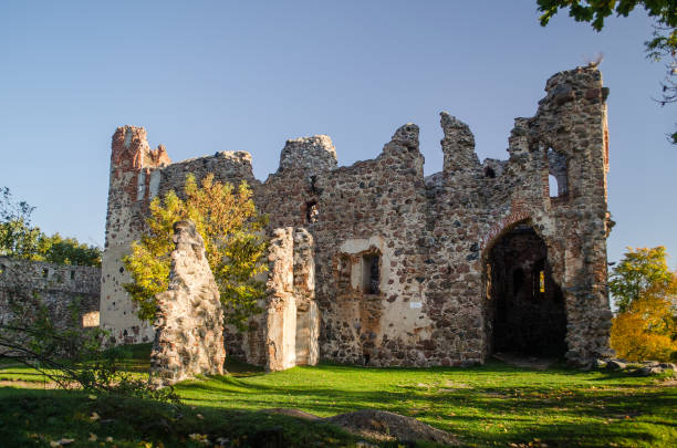 istock Ruins of Ancient Medieval Castle, Dobele, Latvia 1322282382