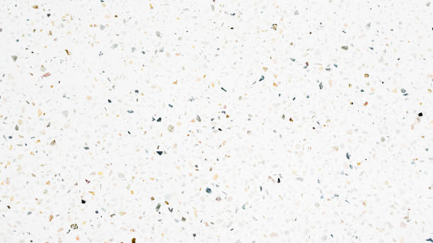 surface of terrazzo floor texture abstract background , top view stock photo