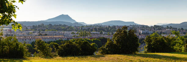 istock Sainte Victoire mountain in the morning light 1322284127