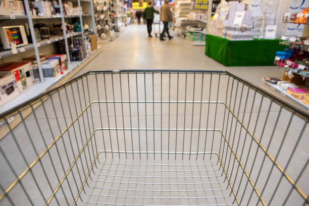 istock grocery store cart copy space 1322286752