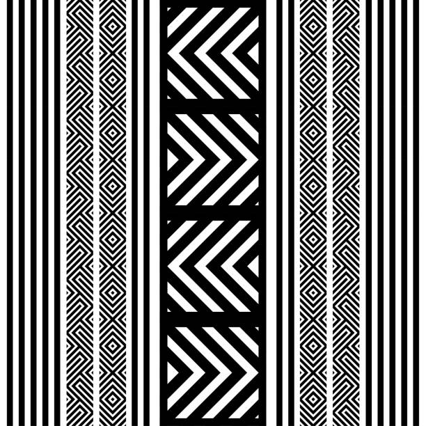 Mexican plaid. Mexican plaid. Navajo. Seamless pattern. Design with manual hatching. Textile. Ethnic boho ornament. Vector illustration for web design or print. mexican sarape stock illustrations