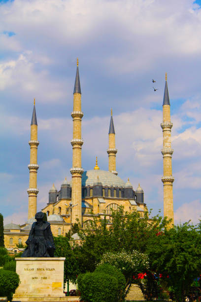 Turkey, Edirne, Selimiye Mosque. The UNESCO World Heritage Site Of The Selimiye Mosque, Built By Mimar Sinan In 1575