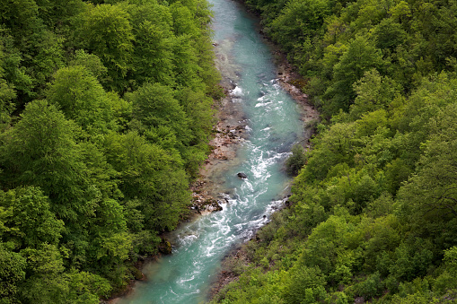 The Neretva River in a canyon, Bosnia and Herzegovina
