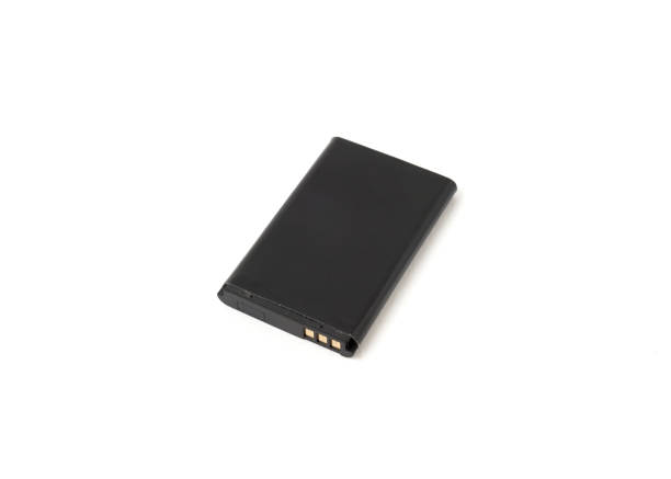istock Mobile phone battery isolated on white background. 1322301189