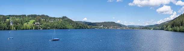 istock Lake Titisee summer panorama in the Black Forest, Germany 1322302456