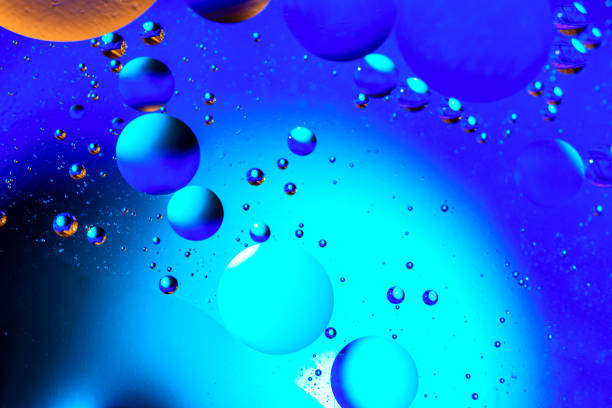 istock Bubbles of oxygen in water. Water structure. Abstract water bubbles texture background. 1322305248