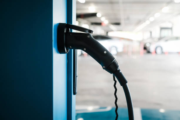 istock Charging an electric car battery, new innovative technology EV Electrical vehicle 1322306482