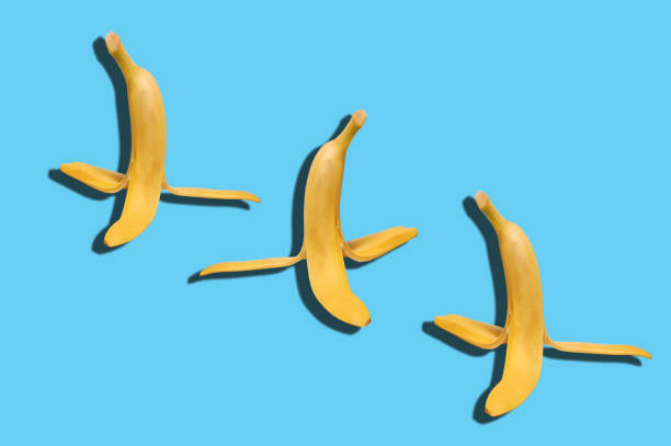 istock Beware of peeled fresh bananas 1322321112