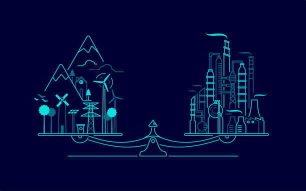 балансэко - rescue energy tree earth stock illustrations