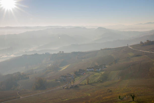 istock Scenic view of hills and distant agriculture 1322322733