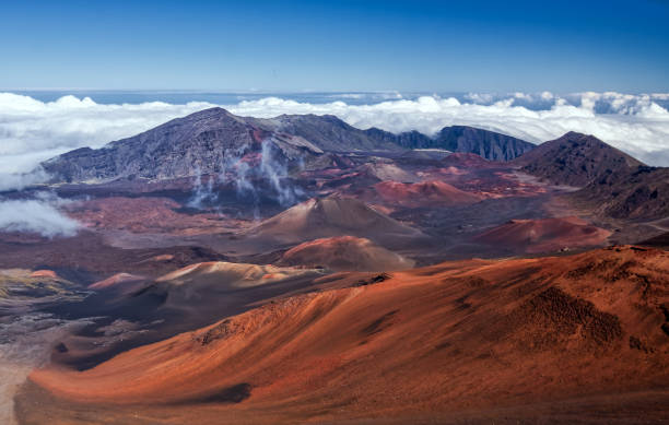 istock Caldera of the Haleakala volcano (Maui, Hawaii) 1322325447