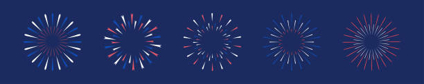 ilustrações, clipart, desenhos animados e ícones de ñð°°ñð i̇ ºð° i̇ ð»ð»ññññð°ñð i̇ di̇ - fourth of july patriotism star shape red