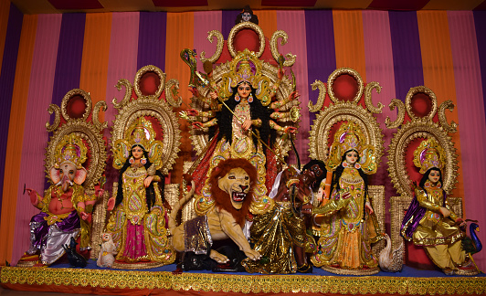 Bengali Durga Mata At Bengali Club Indore