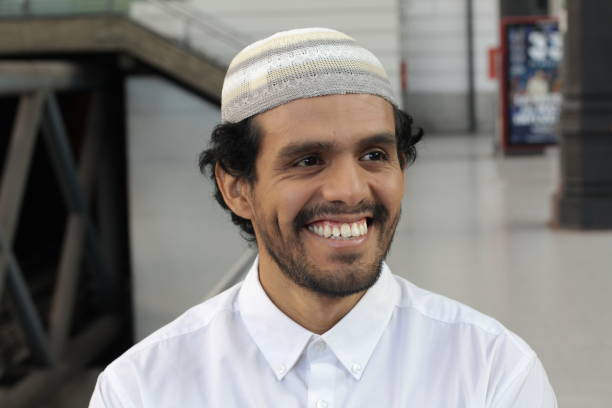 istock Man wearing traditional islamic skull cap 1322340164